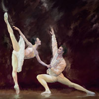 Kunstdruck Tanz Ballet - Dancers no12