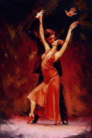 Kunstdruck Tanz - flamenco no25