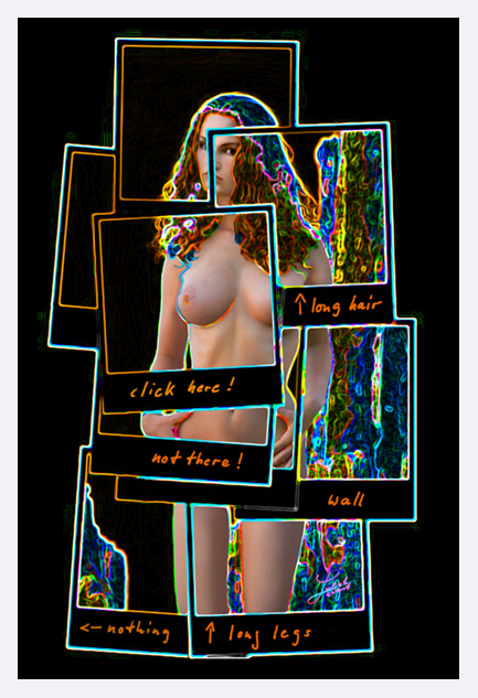 Kunstdruck - sexy polaroid no11
