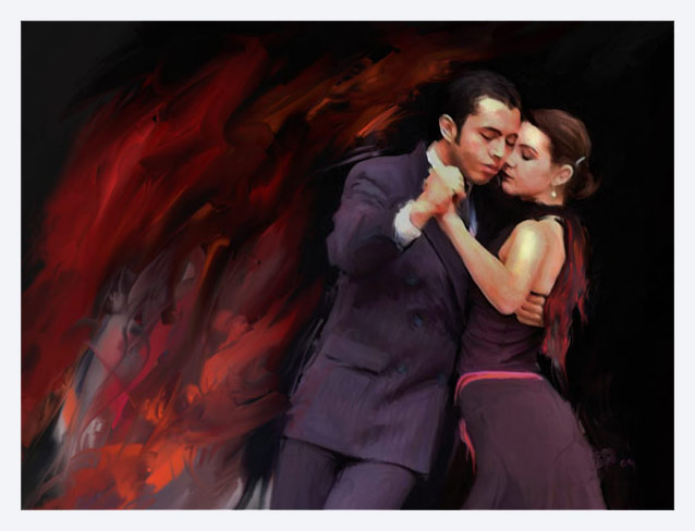 Kunstdruck - tango no5